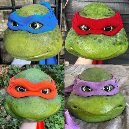 BUNDLE: All 4 Turtle Masks Ooze V2