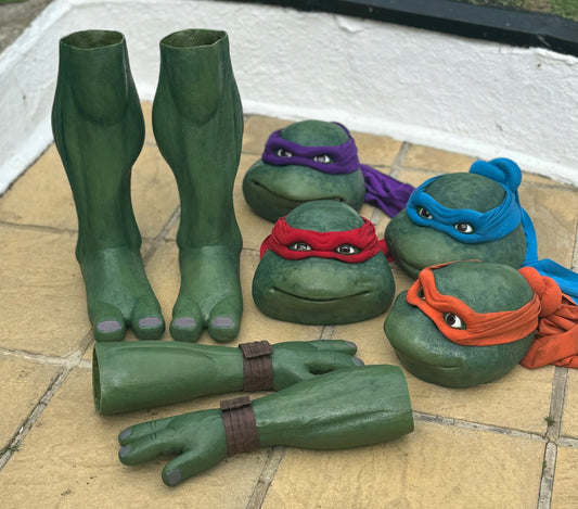 BUNDLE: Turtle Mask, Arms, Legs