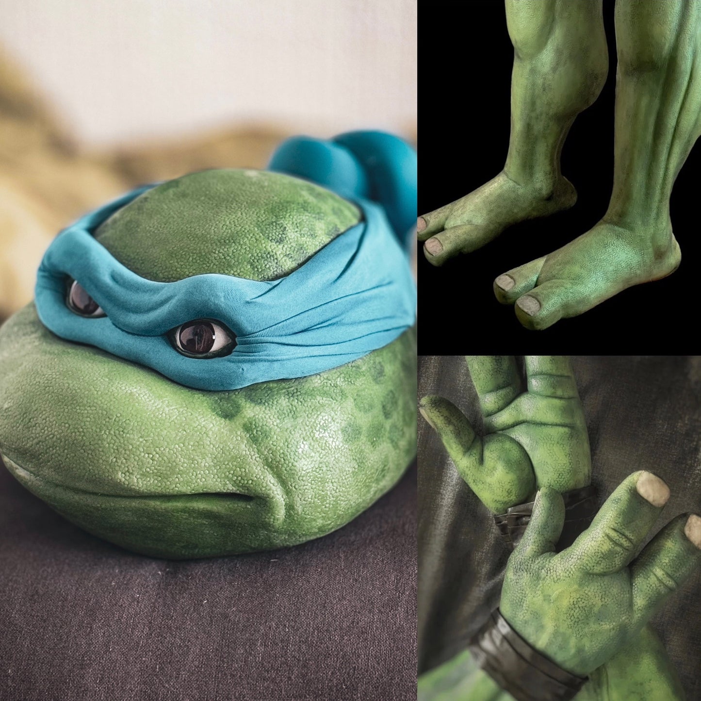 BUNDLE: Turtle Mask, Arms, Legs