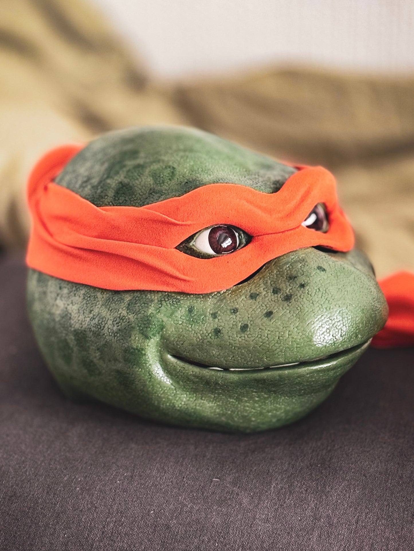 Orange Turtle Mask Ooze V2