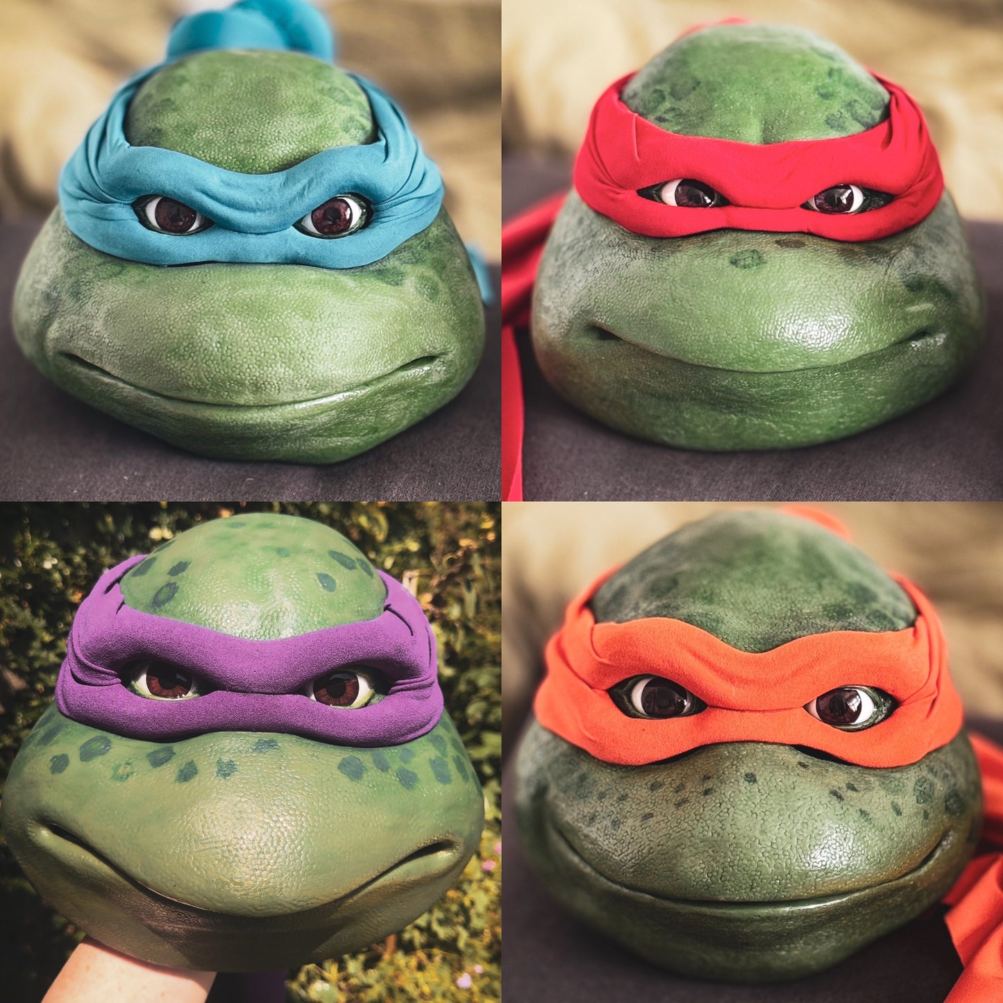 BUNDLE: All 4 Turtle Masks Ooze V2