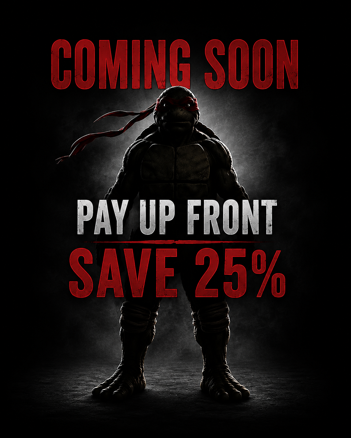 SPECIAL OFFER: 25% Off Full Turtle Suit Pre-Order