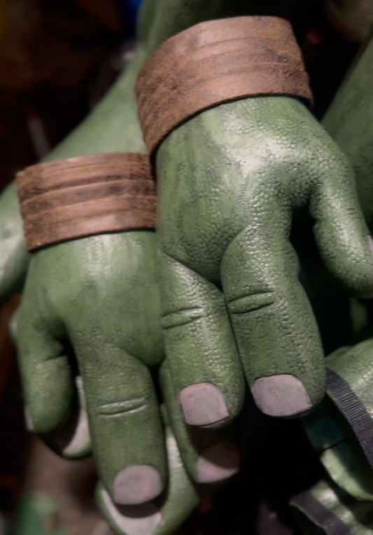 Turtle Costume Parts: Hands ONLY