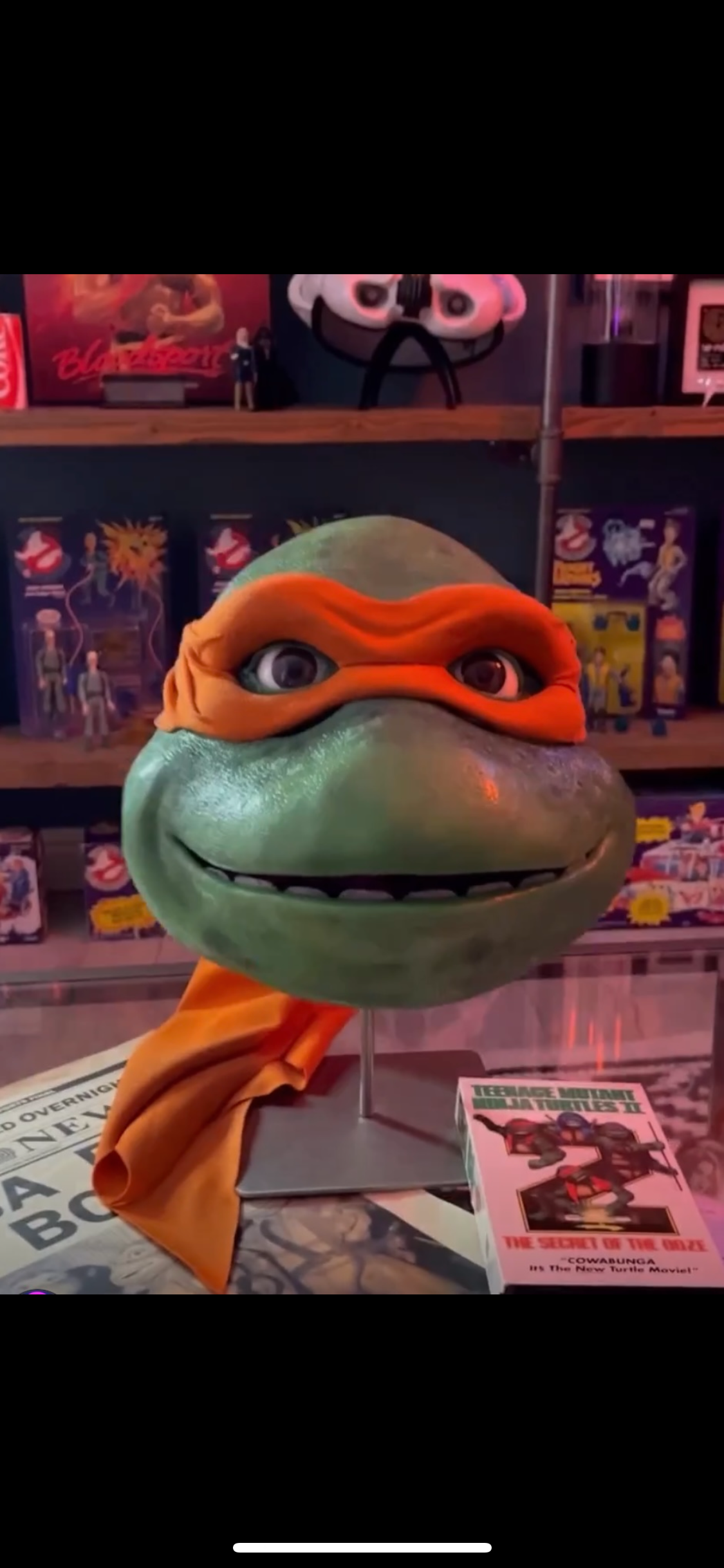 Orange Turtle Mask Original V1